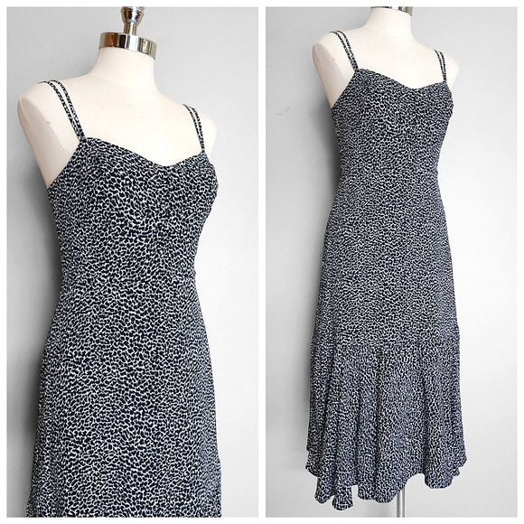 NWT Anthropologie Tina Flounced Midi Dress - Picture 3 of 14